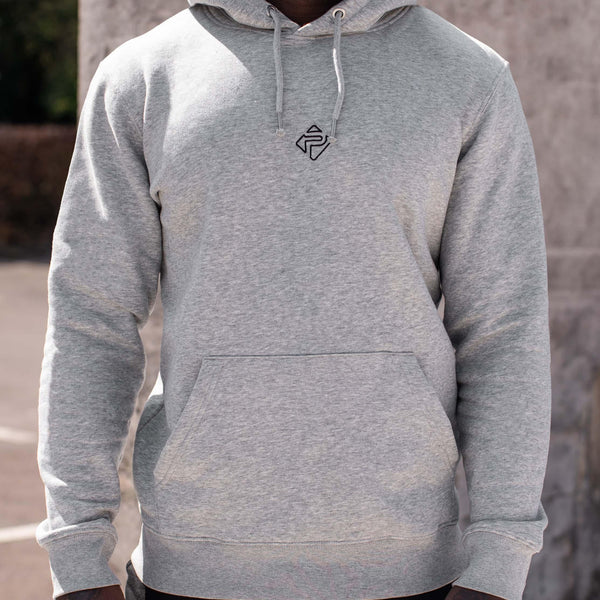 Essential Hoodie (Heather Grey) – Progressed Clothing Ltd