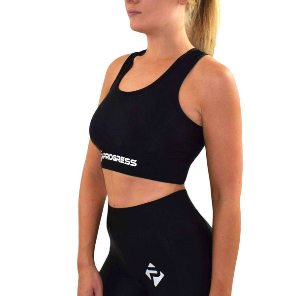 Ladies Essential Sports Bra (Black)